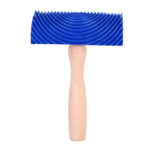 Wood Graining Knurling Tool Wood Grain Roller Painting Tool for Household Wall Room Art Paint Decoration Blue
