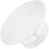 White PVC Chimney Cap Roof Vent Rainproof Mushroom Protector 5