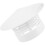 White PVC Chimney Cap Roof Vent Rainproof Mushroom Protector 7