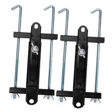 Adjustable Car Battery Hold Down Kit, Secure AntiVibration Mount Bracket for Civic, 2pcs Durable Set