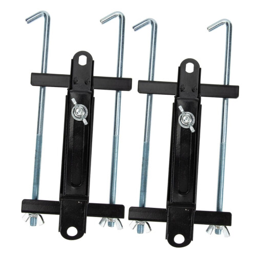 Adjustable Car Battery Hold Down Kit, Secure AntiVibration Mount Bracket for Civic, 2pcs Durable Set