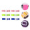 18Pcs Practical Luggage Belt Straps Assorted Color for Binding Use 11