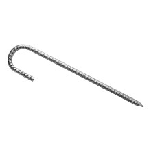 4 Pz Puntelli In Metallo Per Ferro Armatura Tende Gancio J Trampolini