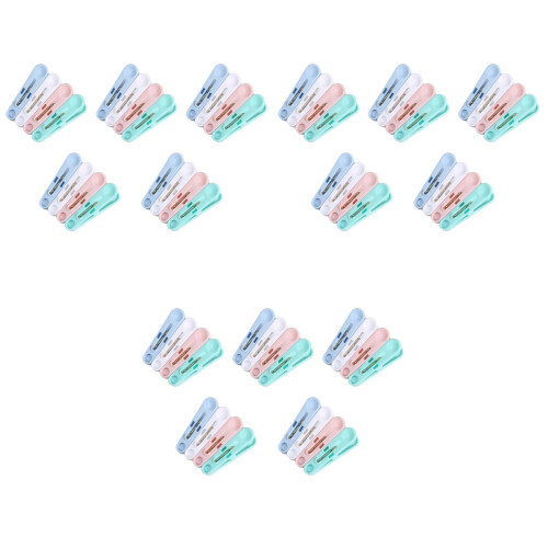 300Pcs Plastic Clothes Pegs Windproof Non-Slip Clothespins Multicolor 2