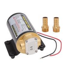 Elektrische tandwieloliepomp met thermische beveiliging, motorpomp, olietransferpomp met messing connector voor dieselmotor RL GP2400 24V 7A