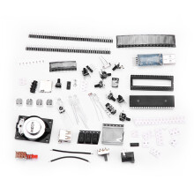 Kit Cubo de Luz Musical 3D 8S 8x8x8 com Espectro Musical LED - Kit Eletrônico DIY sem Soldagem para Luminária de Chão