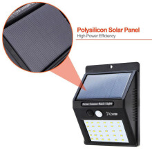 30 LED Solar Powered Wall Light Motion Sensor Lights Outdoor Garden Security Lamp Interior Design