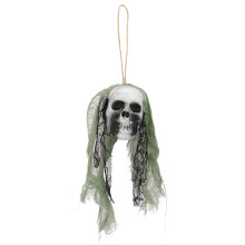 2 kpl halloween luurankokallo roikkuu riipus kummitustalon kauhu rekvisiitta koristelu vihreä