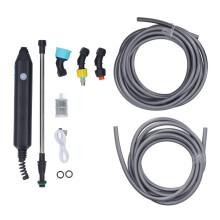 Battery Powered Sprayer Wand ABS Adjustable Portable Electric Plant Watering Sprayer for Yard Lawn Gardening 3 M/9.8Ft and 5m/16.4Ft Hose