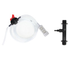 Fertilizer Injector Plastic Efficient with Water Tube Drip Irrigation Fertilizer Injector for Lawn Garden Greenhouse 3/4 Inch