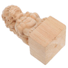 Wooden Eindknoppen Voor Gordijnstangen En Bedposten Gegraveerd
