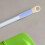 3Pcs Sky-Blue Plastic Broom Handle Grip with Hanging Hole for Home Use 4