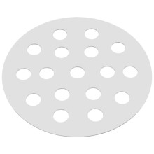 ronde ijzeren houtskoolroosterplaat 145 mm voor bbq kamperen buiten