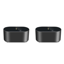 2X Diffusore Senza Acqua per Nebulizzatore di Oli Essenziali,  Macchina per Profumi, Diffusore di Atomizzazione per Aromaterapia Nero
