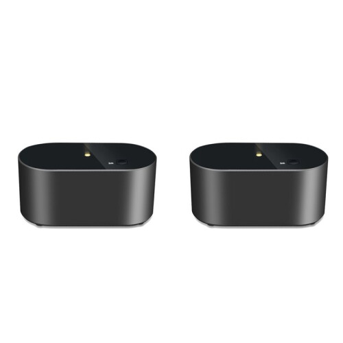 2X Waterless Diffuser for Essential Oil Nebulizer, Scent Air Machine, Aromatherapy Atomizing Diffuser Black 1