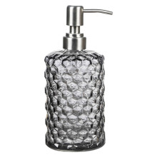 1Pc Glass Lotion Container Grey Reusable Portable Shampoo Bottle