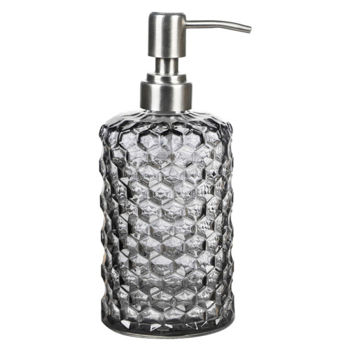 1Pc Glass Lotion Container Grey Reusable Portable Shampoo Bottle