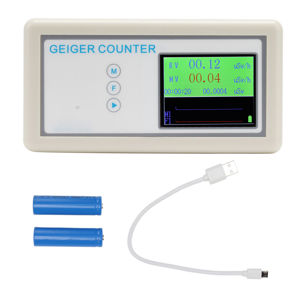Geiger Counter Accurate Sensitive Nuclear Radiation Detector Monitor Dosimeter Meter For Building Jewelry Food 3229998605906