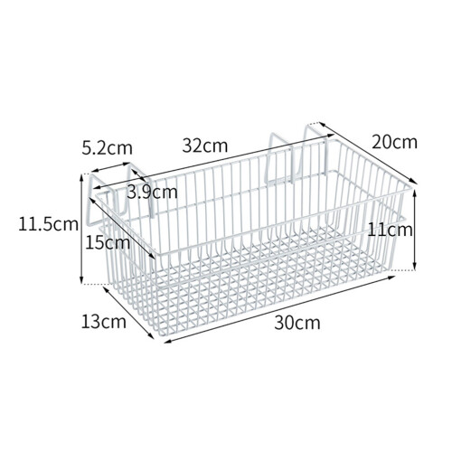 Large Wire Baskets For Organizing Iron Breathable 1pcs 1