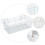 Large Wire Baskets For Organizing Iron Breathable 1pcs 3