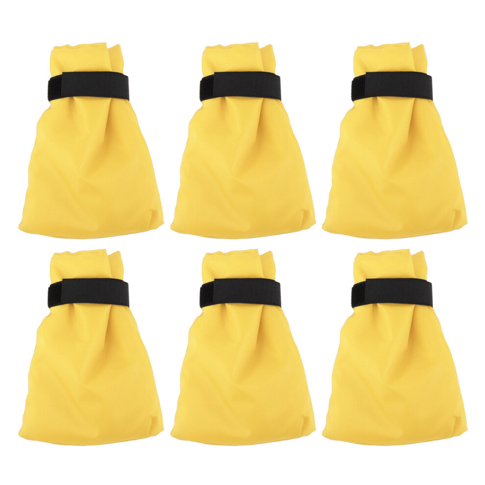 6Pcs Tap Cover Thickened Freeze Protection Frost Protection Waterproof Outdoor Faucet Cover For Winter Yellow 3677476670470