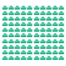 100 stuks kasklemmen voor folie, rijafdekking, netten, tunnelbeugels, frameclips, schaduwnetklemmen, kasfolieklemmen 8 mm / 0,3 inch