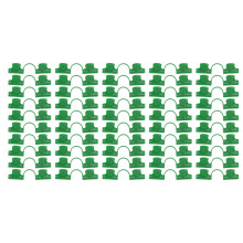 50 stuks kasklemmen van PE-plastic met 2 koppen, geschikt voor plantenfolie en grond, 8 mm / 0,31 inch