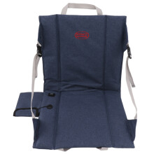 Portable Foldable Heated Seat Cushion Adjustable 600D Frosted Cloth Double Heated Stadium Seat for Autumn Winter Garden Camping Fishing Blue