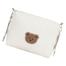 Multipurpose cotton storage bag for diapers, cosmetics, toiletry bags, travel carry bag, baby essentials organizer