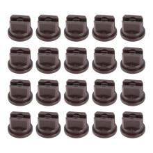 20 Pcs Flat Fan Spray Tip Uniform Spray Distribution 110 Degree Agricultural Sprayer Atomizing Nozzle 30.68mm Bore Diameter