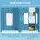 Smart Door Sensor Tuya APP Control Door Open / Closed Detector Magnetic Switch Window Sensor Smart Home Security Alarm 1