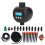 Automatic Irrigation Controller G3/4 Thread Touch Screen Automatic Watering Controller Garden Smart Irrigation Timer Controller Black 10m 1