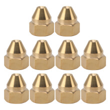 10PCS Misting Nozzle Brass Corrosion Pressure Resistant Fine Misting Water Nozzles for Cooling System Plant Irrigation G1/2in Female Thread