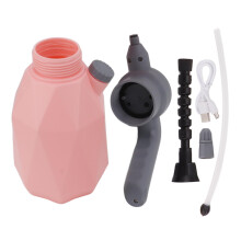 2L Electric Sprayer Home Garden Small Rechargeable Sprayer Sprinkler Automatic Watering Sprayer Pink with Universal Head