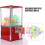 40Pcs Clear Plastic Fillable Capsules For Gumball Vending Claw Machine 6