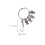 1Metal Creative Keychains Silver Key Holder for Everyday Use 2