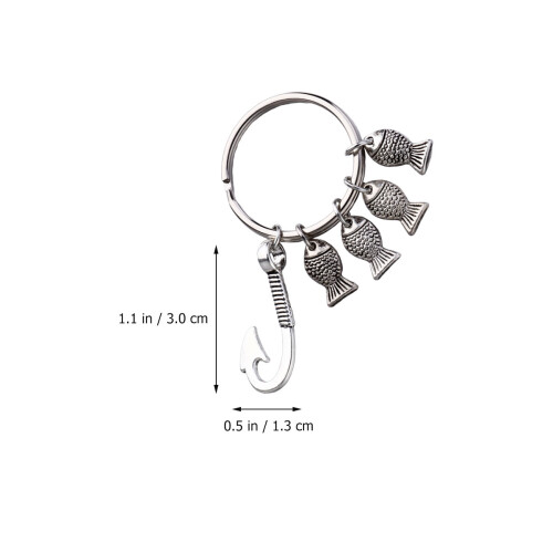 1Metal Creative Keychains Silver Key Holder for Everyday Use 1