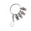 1Metal Creative Keychains Silver Key Holder for Everyday Use 4