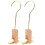 Towel Hook Multi Metal 2pcs 9.4x1.6x1.1in Bathroom 4