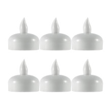 24 velas flutuantes LED impermeáveis para festa e casamento (luz amarela)