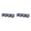 2Pcs Bathroom Mop Holder Grey ABS Plastic Wall Mounted Broom Hanger 2