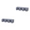 2Pcs Bathroom Mop Holder Grey ABS Plastic Wall Mounted Broom Hanger 3