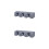 2Pcs Bathroom Mop Holder Grey ABS Plastic Wall Mounted Broom Hanger 5