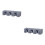 2Pcs Bathroom Mop Holder Grey ABS Plastic Wall Mounted Broom Hanger 6