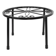 Plant Stand Iron Single Layer Simple Balcony Living Room Outdoor Flower Pot Stand for Home