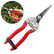 Stainless Steel Straight Blade Hand Pruner Scissors Garden Pruning Shears Pruning Snips Leaf Trimmer