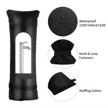 Outdoor Faucet Cover for Winter Freeze Protection Antifreeze Long Faucet Cover Socks Dustproof Windproof Cover for Outdoor Yard Spigot