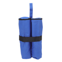 Sacos de areia extra grandes e resistentes para tendas dobráveis, à prova de vento e para proteção solar, na cor azul royal.