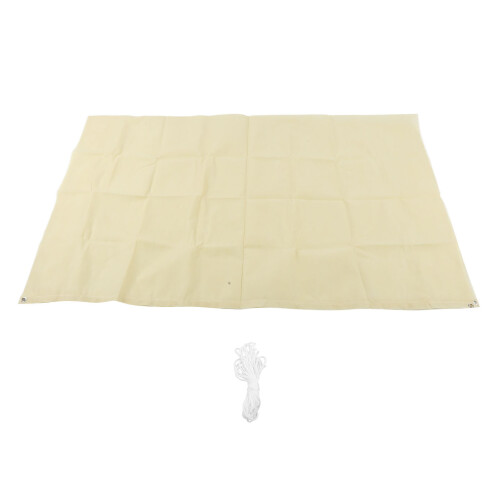 Toldo retangular de areia, impermeável, resistente a rasgos, fácil de limpar e com proteção UV, 3x2m.