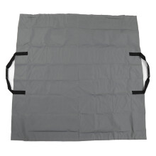 Sac à feuilles de jardin 2 en 1, tapis de jardin pour feuilles mortes, sac de rangement extérieur pour déchets de feuilles, gris